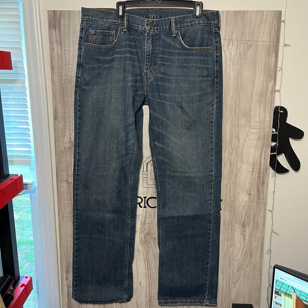 Levi's 559 Relaxed Straight Jeans Blue Wash Denim 36x34